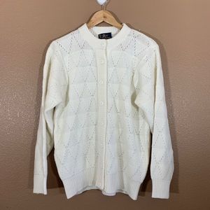 LeRoy Knitwear Cardigan Vintage Sweater